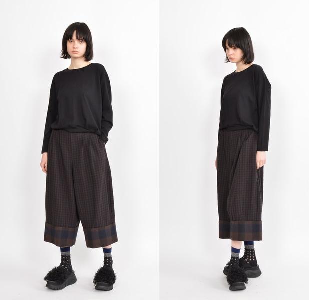 ヘムカフスパンツ gomme