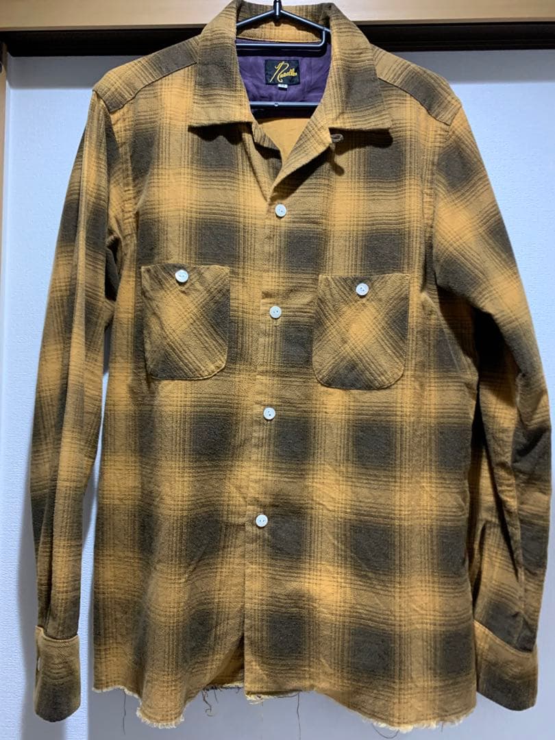 NEEDLES ニードルス　カットオフオンブレチェックシャツ