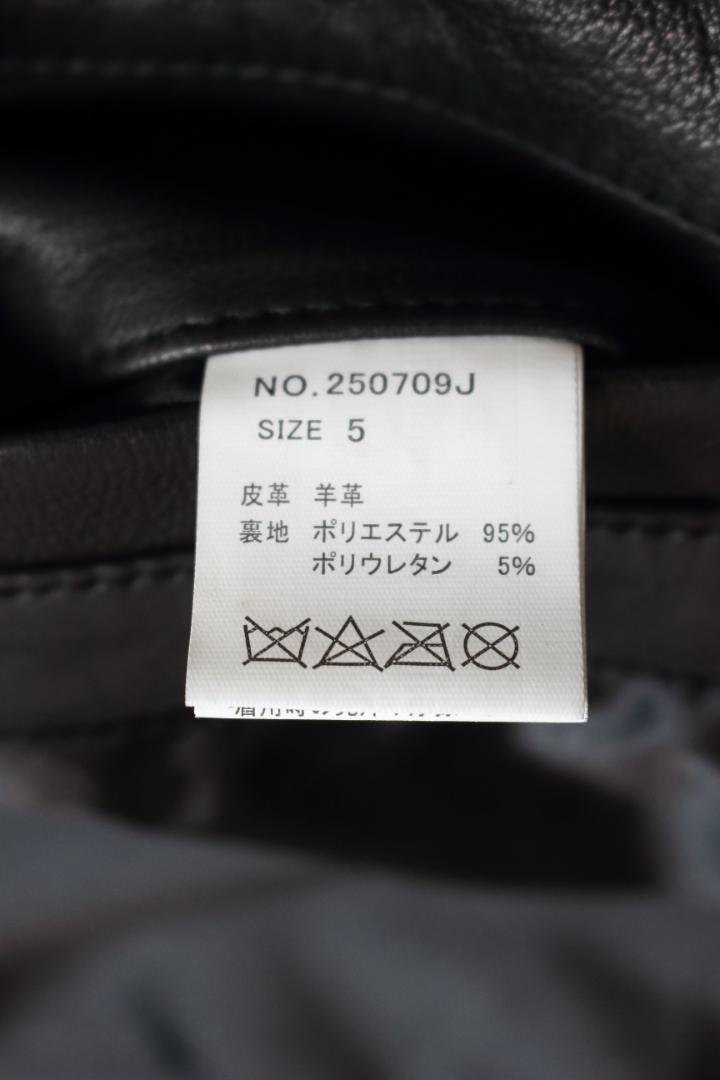 jackrose ジャックローズ　レザー　ジャケット　黒　ブラック