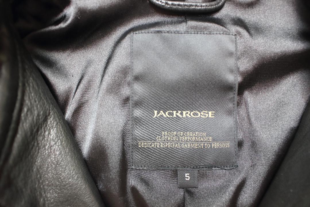 jackrose ジャックローズ　レザー　ジャケット　黒　ブラック