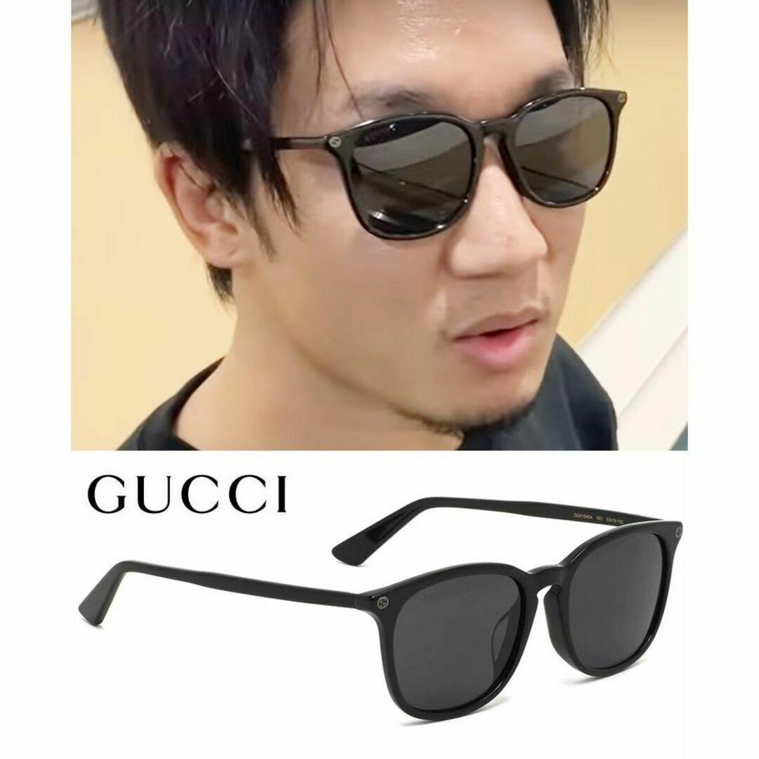新品◆朝倉未来◆GUCCI グッチ★GG0154SA 001★サングラス