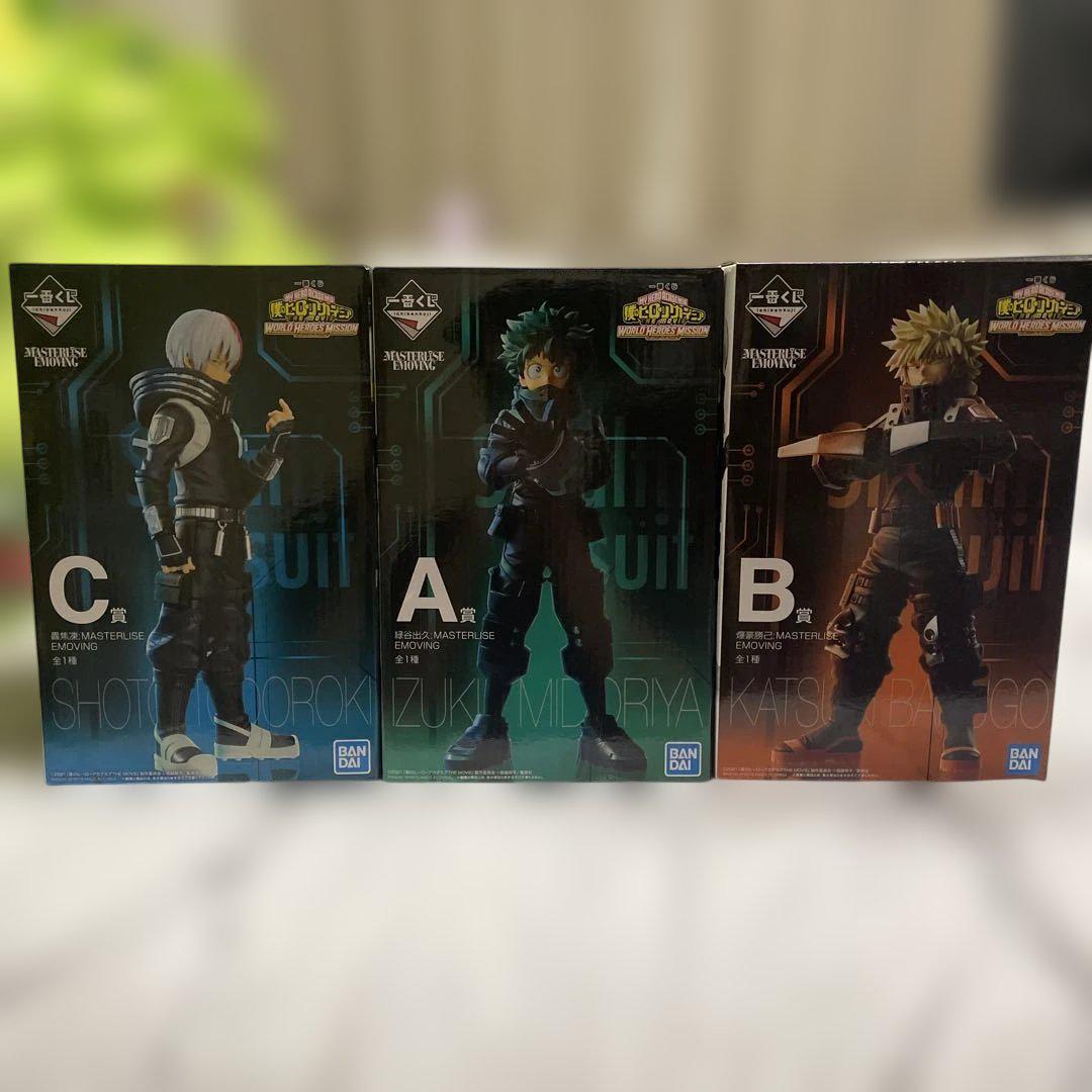 一番くじ 僕のヒーローアカデミア フィギュア 3体セット - メルカリ