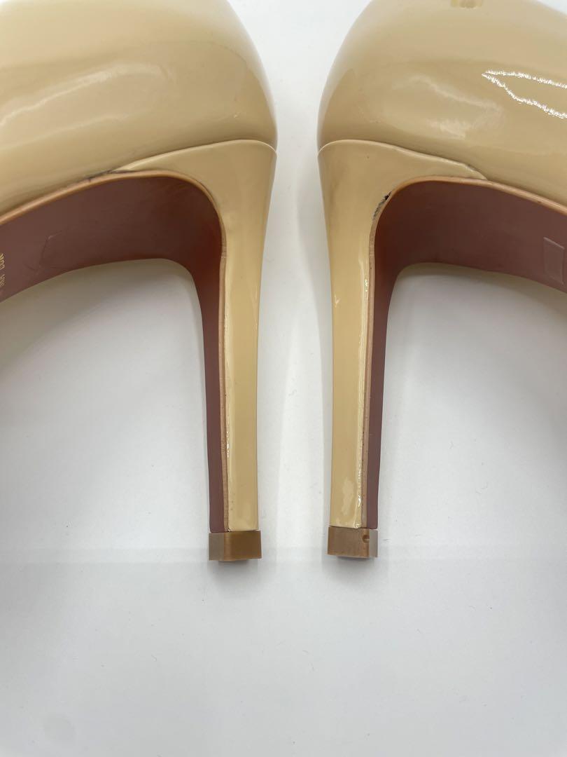 【週末限定セール中】カラーノポインテッドエナメルパンプス 訳あり新品未使用