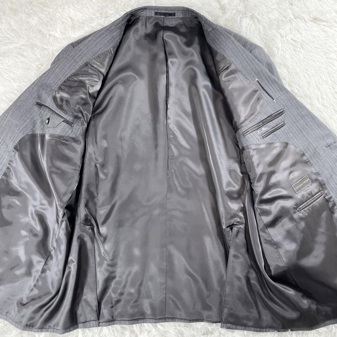 【キングサイズ】クリスチャンオラーニ 2パンツ スーツ K8 グレー 洋服の青山