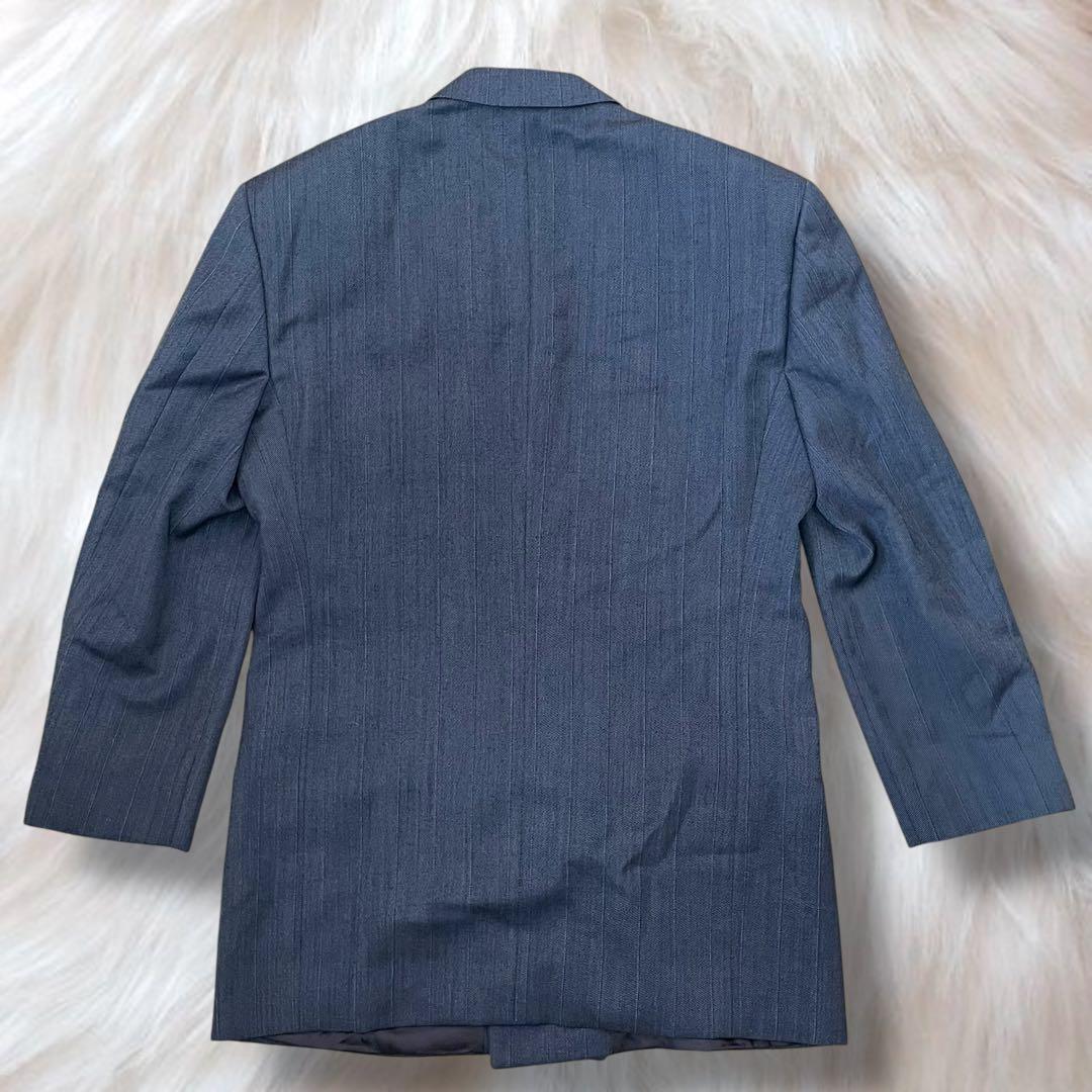 極美品 エンポリオアルマーニ ダブルセットアップスーツ グレー XL