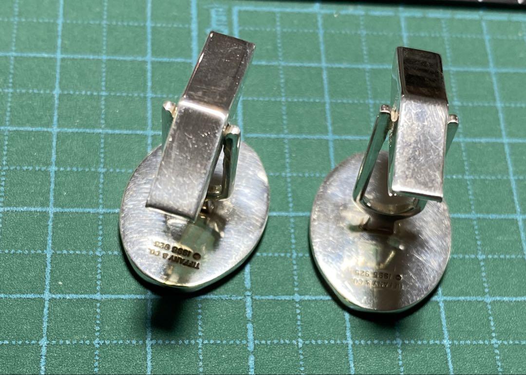 Tiffany & Co. ストライプカフス 925シルバー