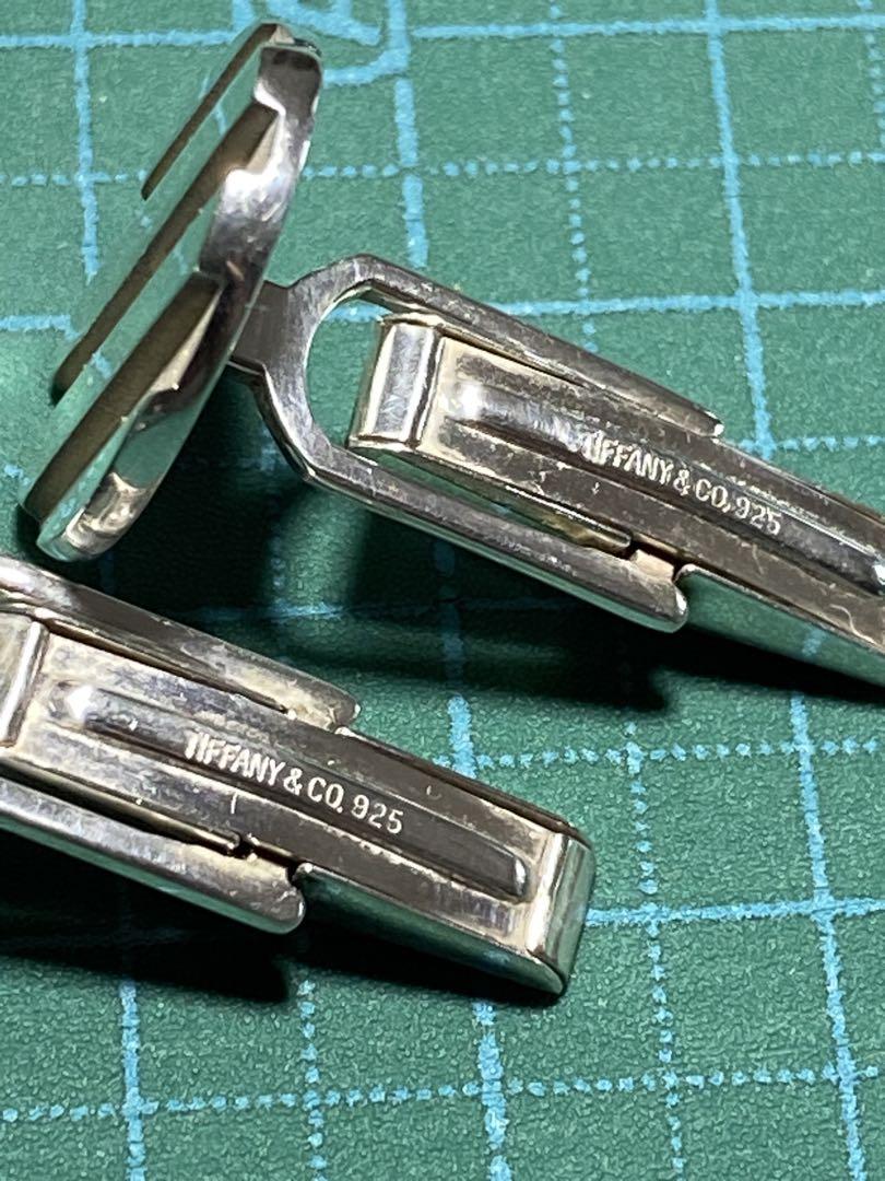 Tiffany & Co. ストライプカフス 925シルバー