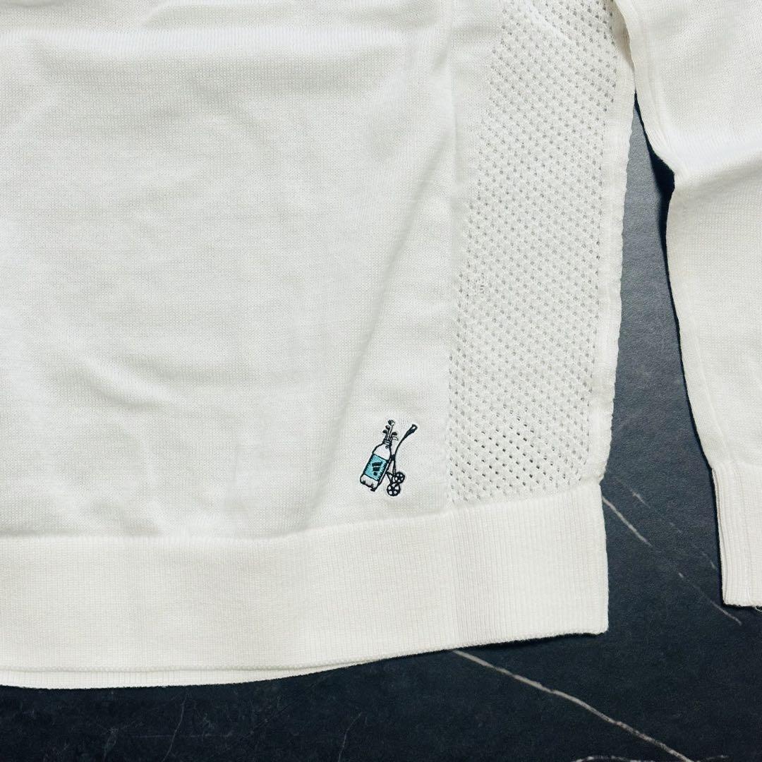 【新品】adidas アディダス　ゴルフウェア　セットアップ　レディースＬ　白