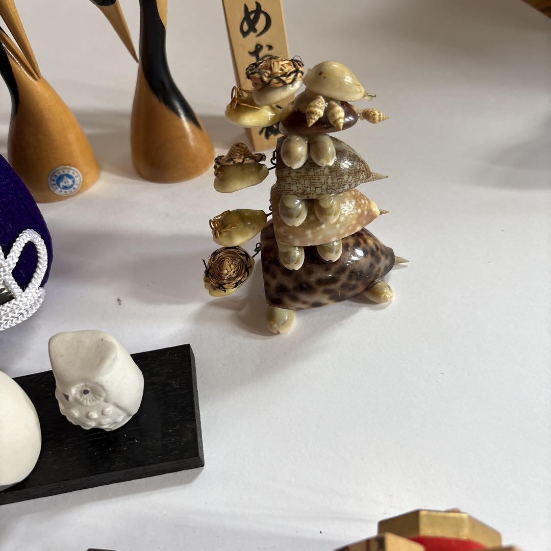 めおと鶴　他　縁起物いろいろ