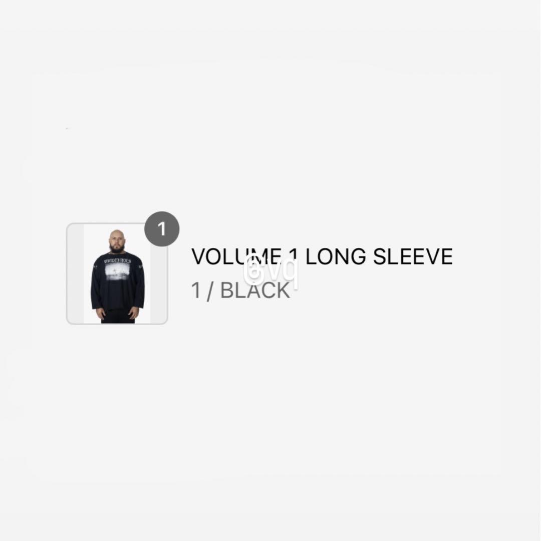 トップス VULTURES VOLUME 1 LONG SLEEVE / BLACK