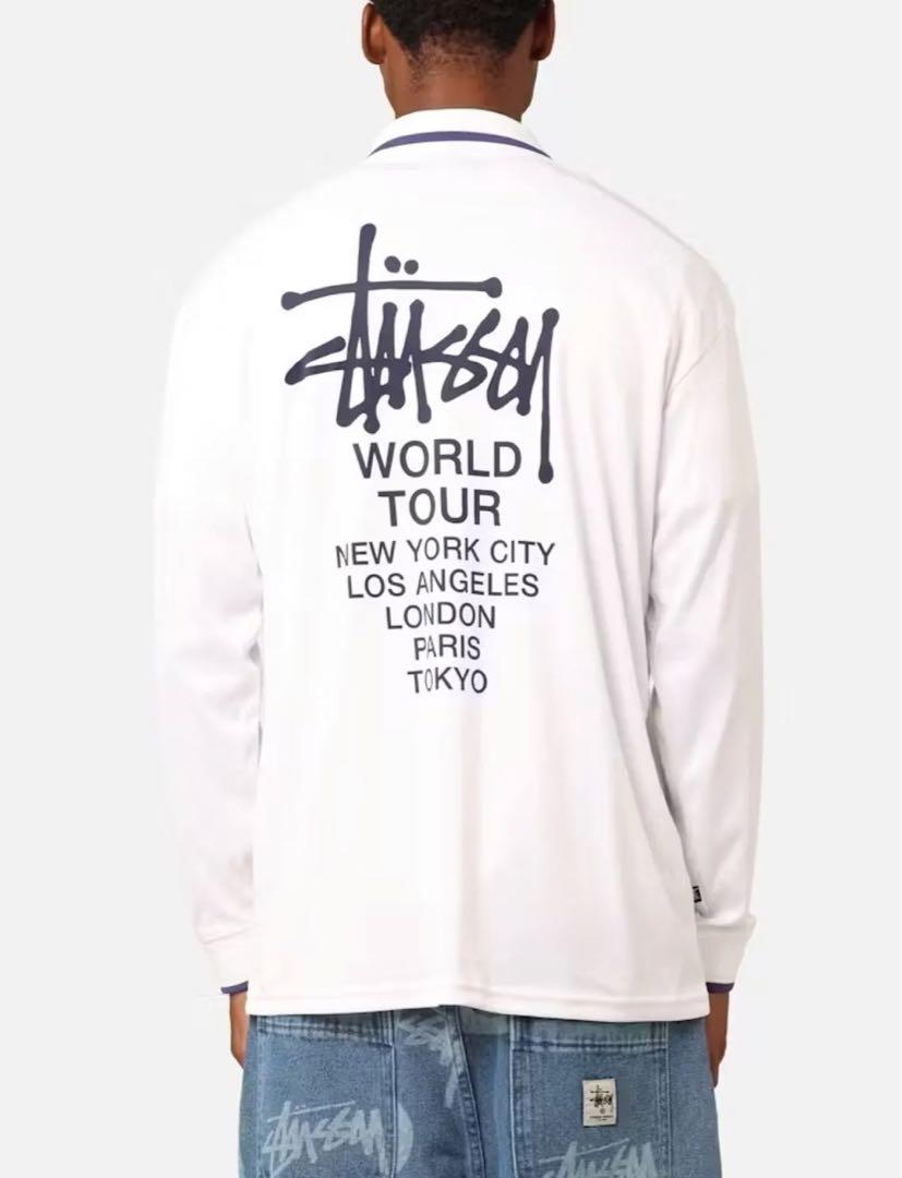 海外限定 stussy ストューシー フットボールシャツ ゲームシャツ ロンT