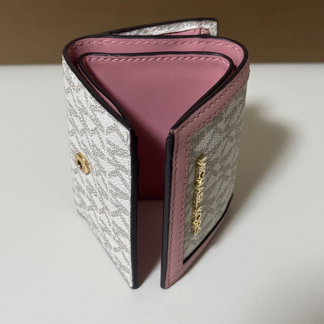 【MICHEAL KORS】マイケルコース ミニ財布 ミニウォレット ピンク