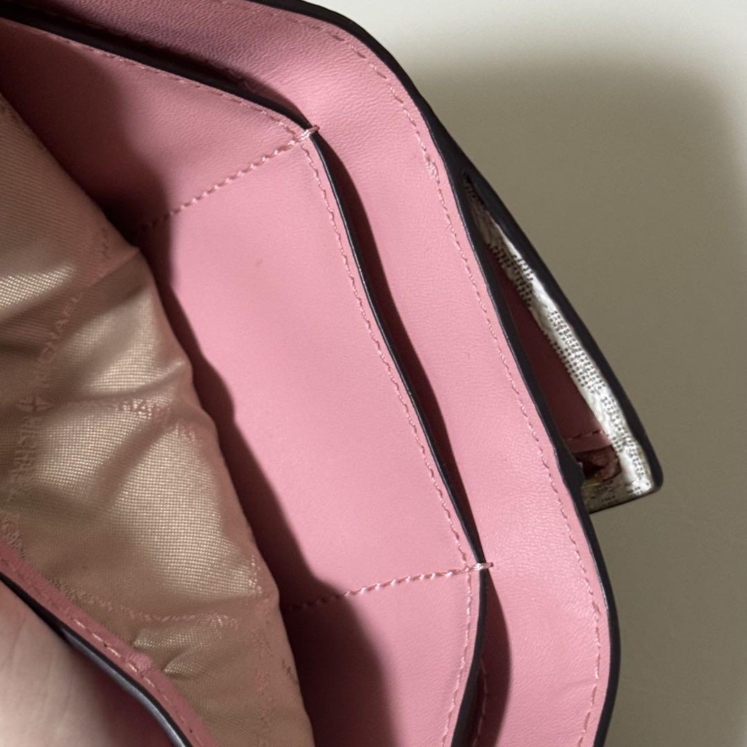 【MICHEAL KORS】マイケルコース ミニ財布 ミニウォレット ピンク