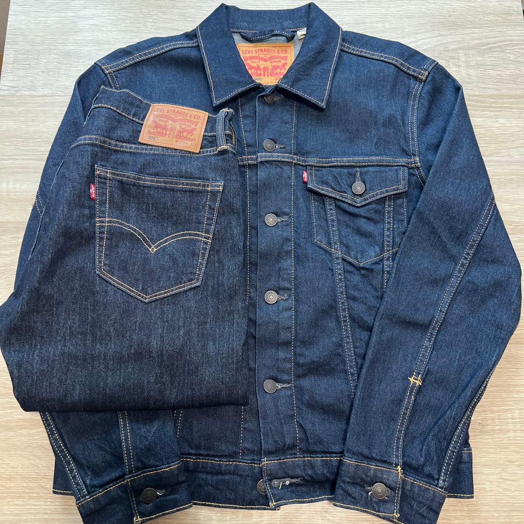 【本日限定値下げ】リーバイス　デニムセットアップ　濃紺　3rdタイプ　505