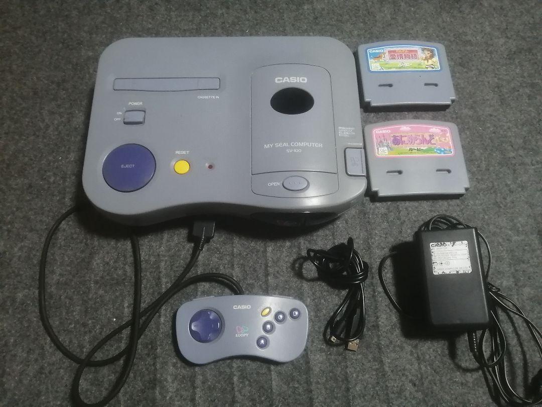 ちですΨ 公式♥希少生産♥激レア♥CASIO♥ルーピー♥ゲーム機♥本体♥カセット♥セット KV7e4-m99478697435 がある