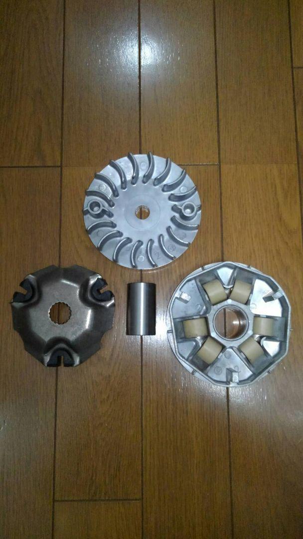 アドレスV125の高品質プーリーセット新品 全年式対応!加速が良くなります♪