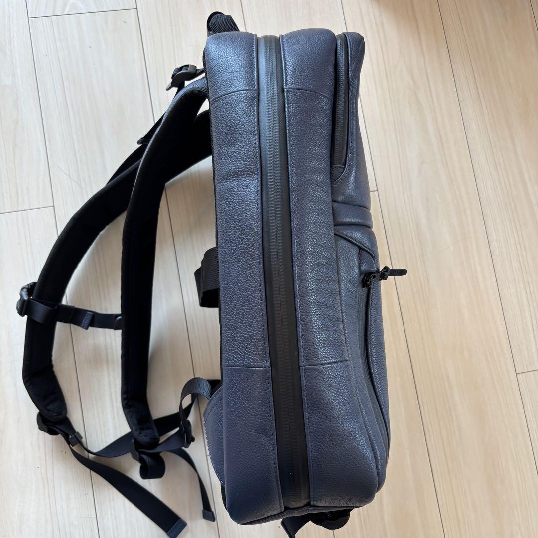 美品　ブロスキーアンドサプライ HUB5 レザーリュック ネイビー　バックパック