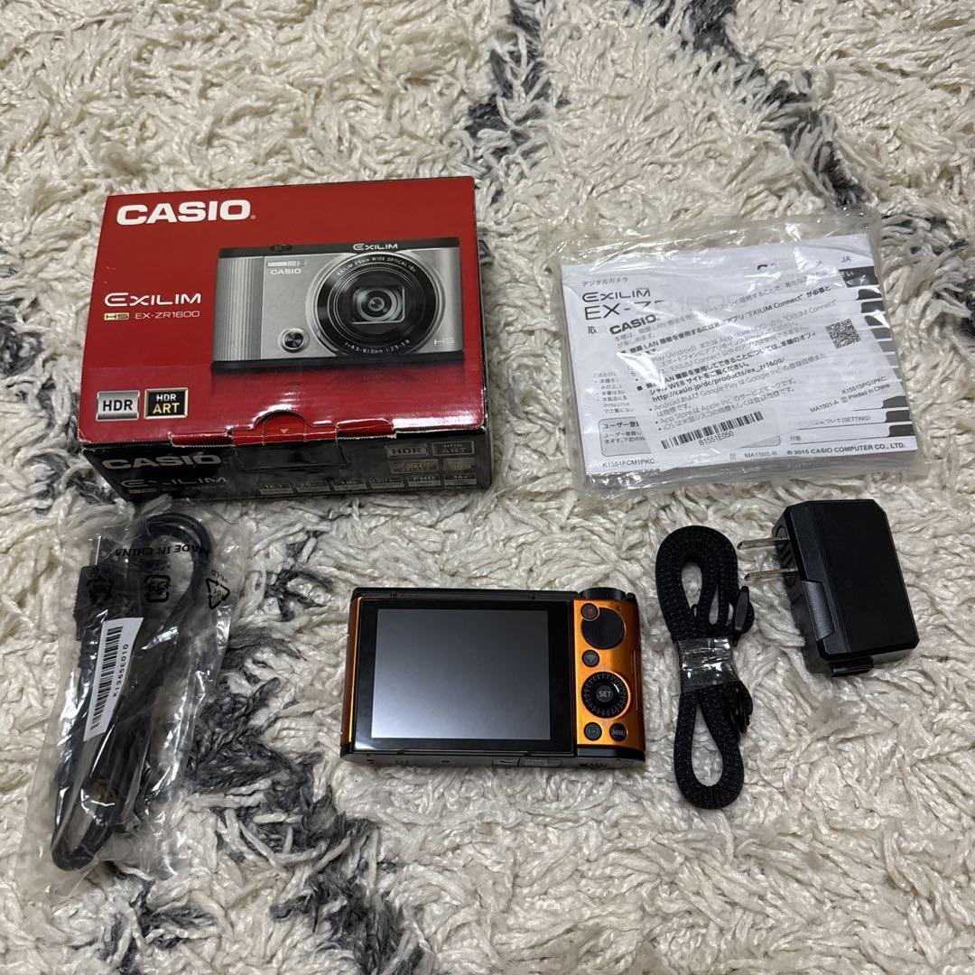 CASIO EXILIM EX-ZR1600オレンジ