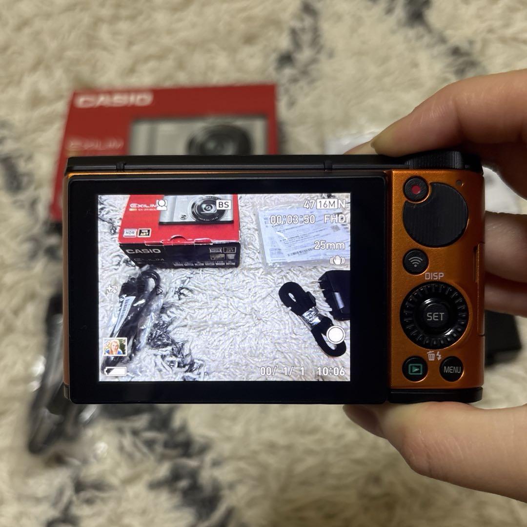 CASIO EXILIM EX-ZR1600オレンジ