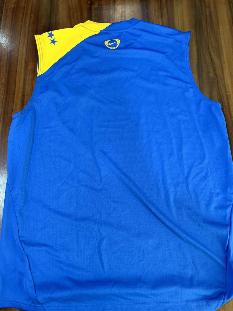 ブラジル代表ノースリーブ練習着 ブルー✖️イエロー US・Lサイズ