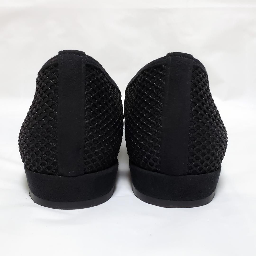 【美品】LE TALON　ルタロン　メッシュ　ポインテッドネットフラット　黒