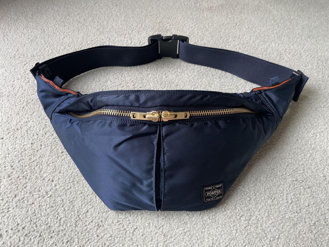 新品 PORTER / TANKER WAIST BAG(L) アイアンブルー