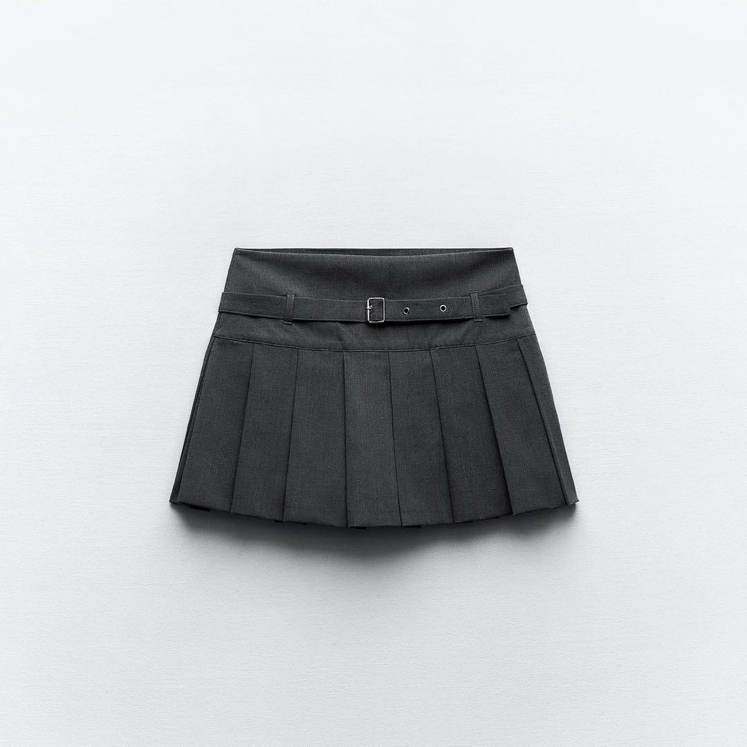 ZARAザラプリーツスカート風パンツ スカンツ・スカーチョ ZARA ザラ ボックスプリーツ入りスカンツ S｜Yahoo!フリマ（旧