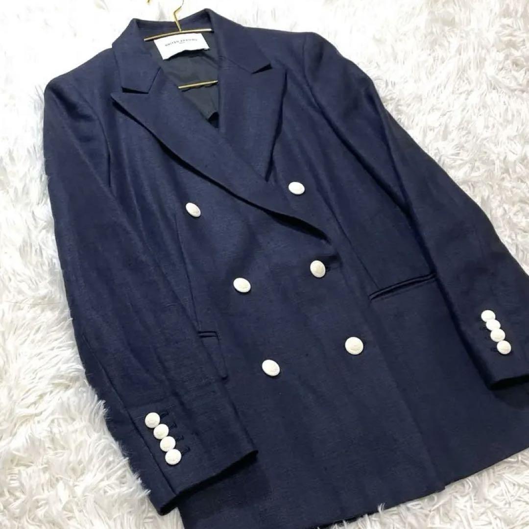 emi様ご購入品 美品 UNITED ARROWS リネン ブレザー