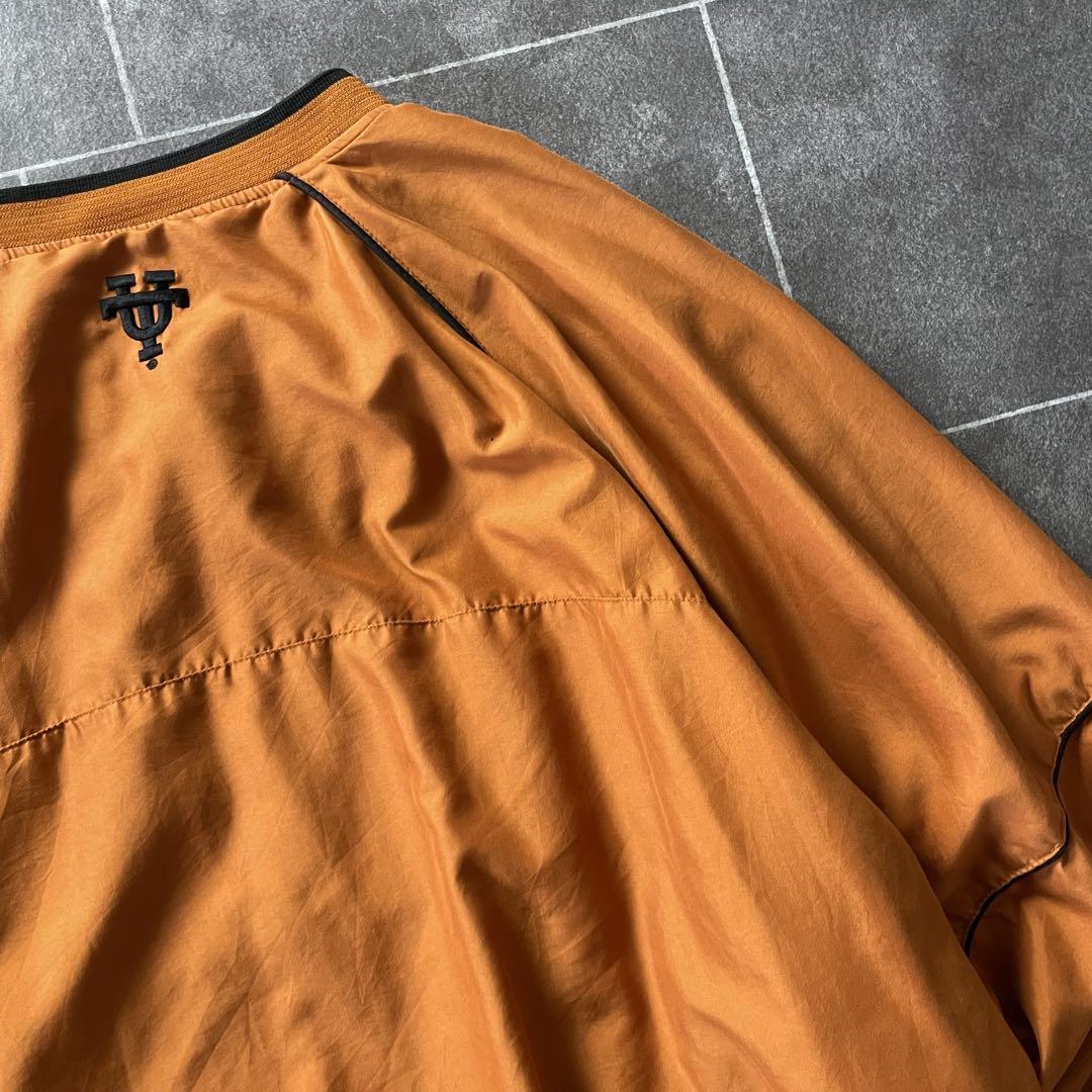 90's GENUINE STUFF Vネック プルオーバー XL サイドZIP