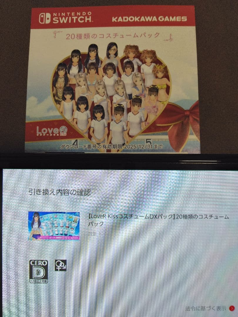 LoveR Kiss ラヴアールキス コスチュームデラックスパック 特典未使用