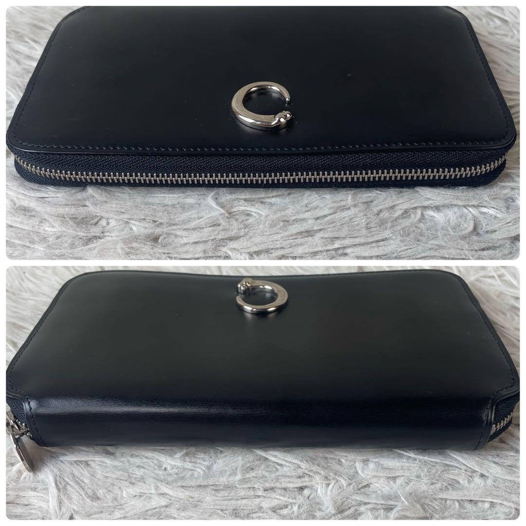 希少】Cartier カルティエ 長財布 パンテール レザー ブラック