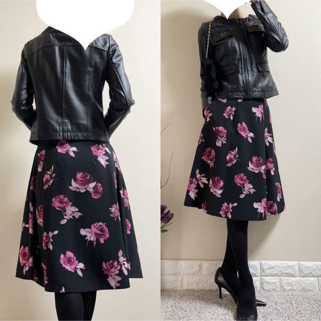 美品　リフレクト ラムレザー ノーカラージャケット　サイズ  ブラック　シングル 美品！リフレクト 暖かい 本革 ラムレザー ノーカラー レザー