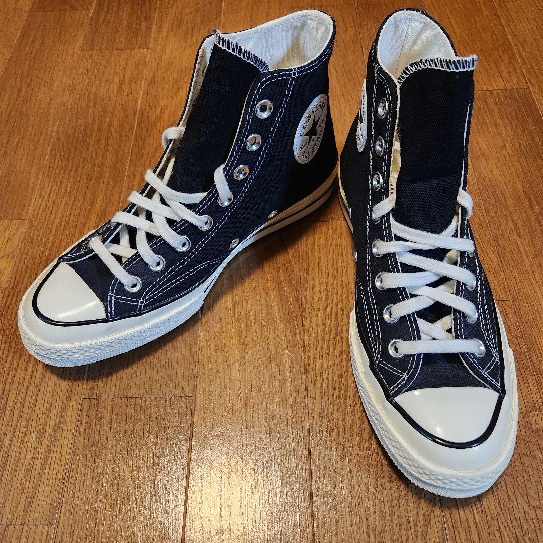 【新品未使用】CONVERSE CT70 BLACK HI 25cm