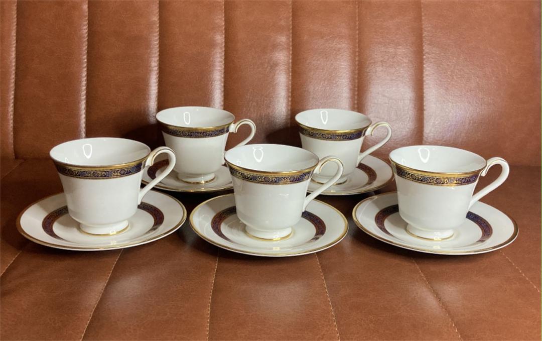 ロイヤルドルトン　HARLOW カップ&ソーサー　5客セット