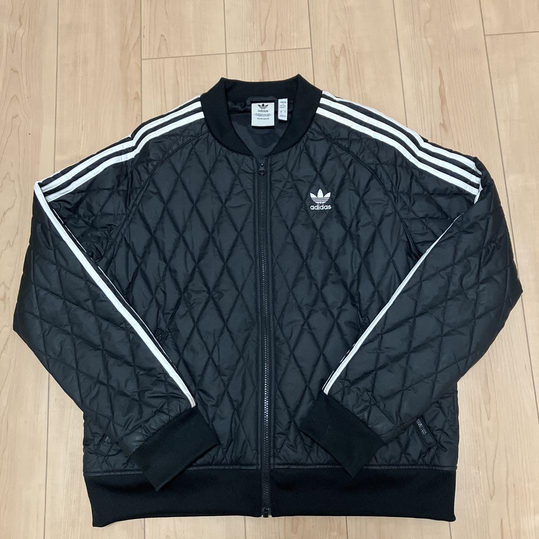ADIDAS キルティング　トラックジャケット　XL ブラック　松本人志