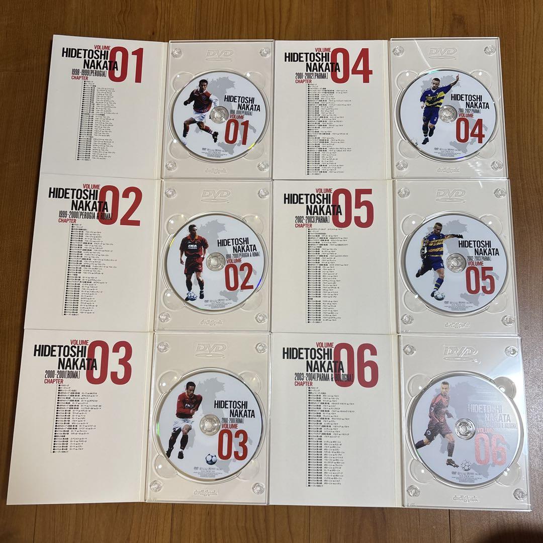 中田英寿　dvd-box1 、2 セット 中田英寿 DVD-BOX トレーディングカード付き（未開封）です