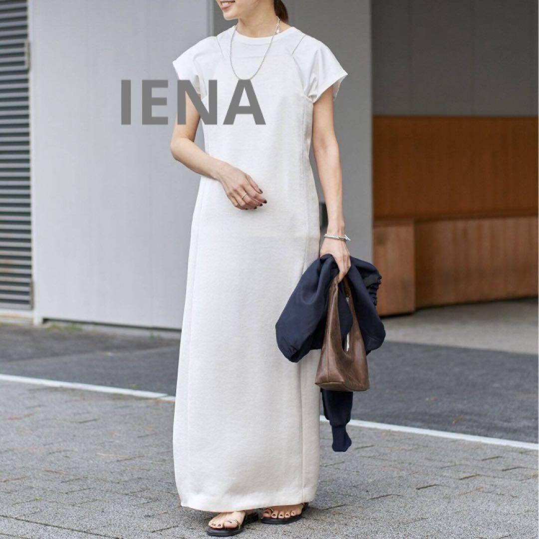 IENA ** ダブルサテンキャミワンピース