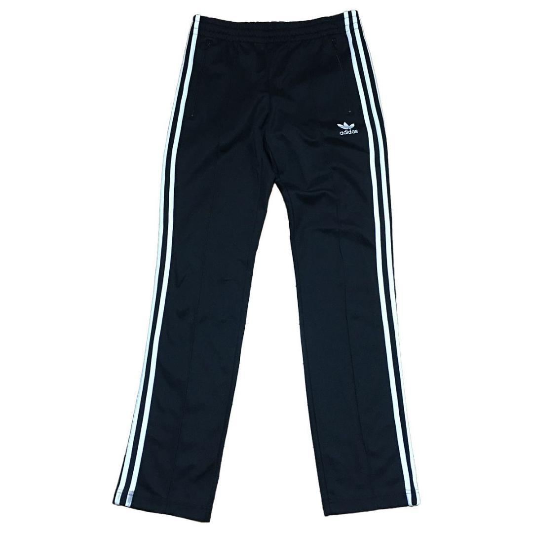 古着 adidas アディダス トラックパンツ ジャージ ブラック Ｍ