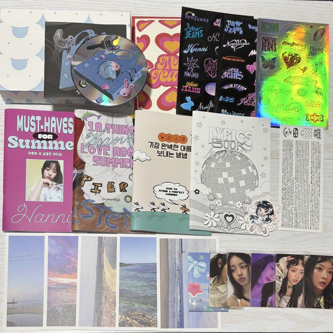New Jeans アルバム Bag ver.　(CD、トレカのみ) 韓国音楽 NewJeans (ニュージーンズ) - Get Up [Bunny Beach Bag