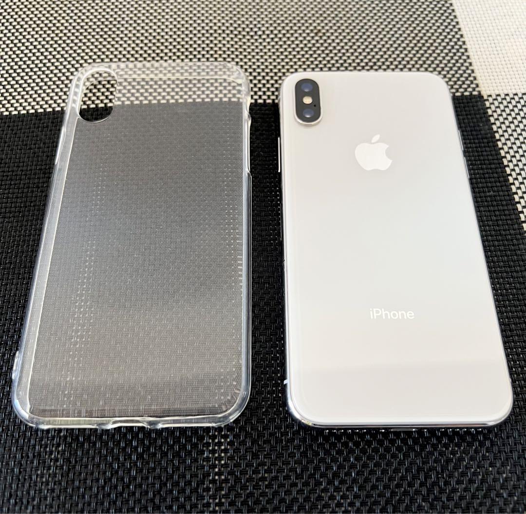 スマートフォン本体 iPhone X Silver 64 GB Softbank 美品】iPhone X Silver 64GB Softbank