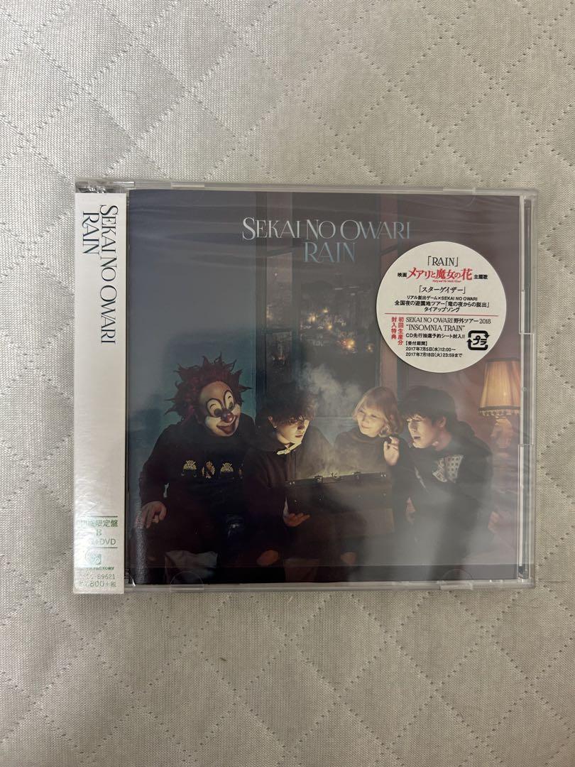 SEKAI NO OWARI『RAIN』初回限定盤CD＋DVD☆美品☆セカオワ