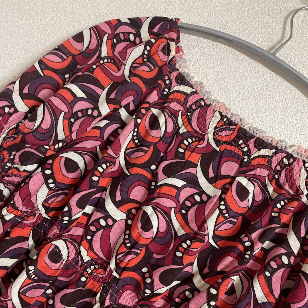 新品 9975円 DEBUTTO ミニワンピ Mトップス チュニック プッチ風 ミニ