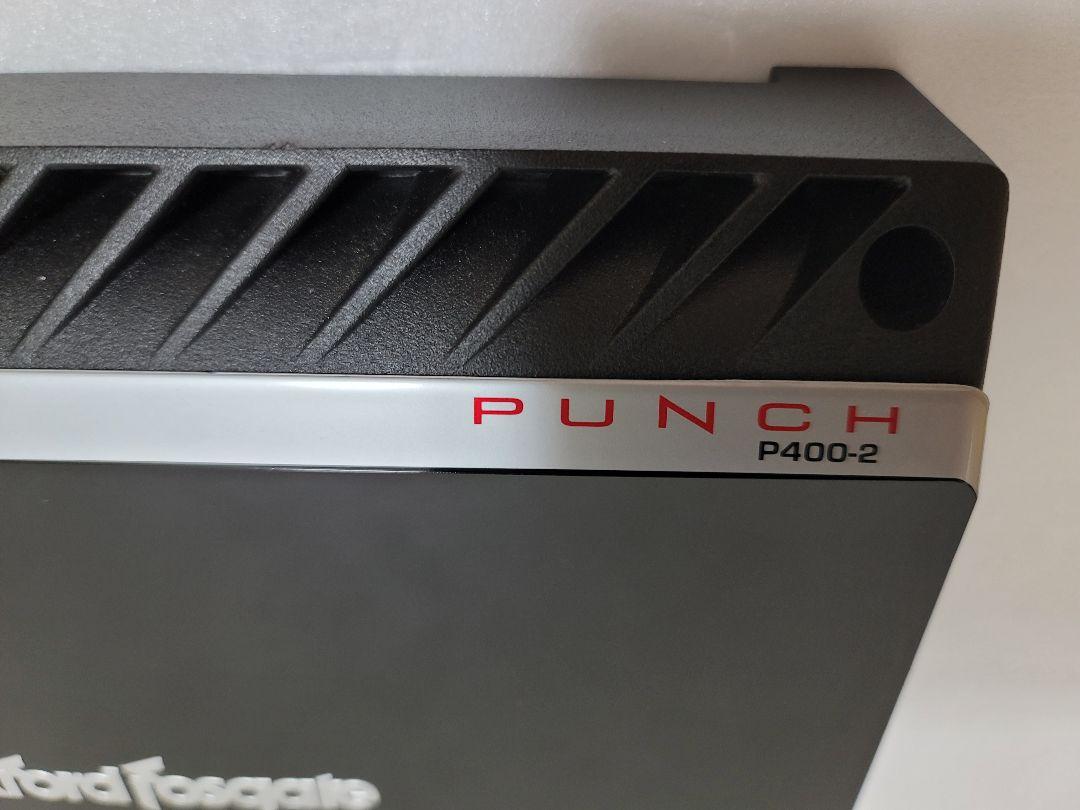 本日のみ値下】ロックフォード パンチシリーズ P400-2 高音質 本日のみ値下】ロックフォード パンチシリーズ P400-2 高音質