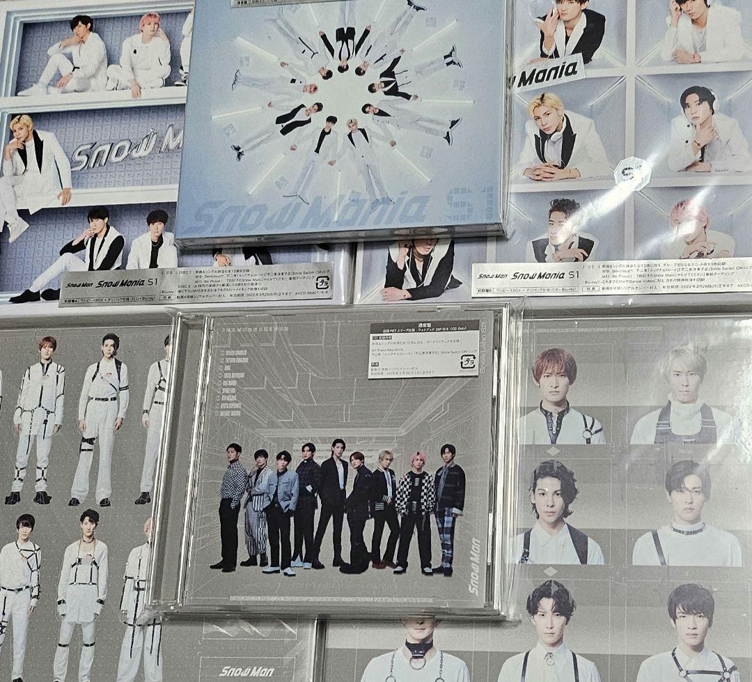 SnowMan 全シングルアルバムセット DVD Blu-ray SnowMan シングル アルバム CD DVD Blu-ray セット