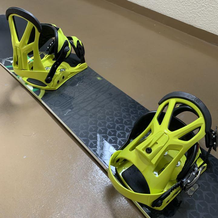 初めてのスノーボードに ビンディング 美品セット nPG5q-m99510494110 SALOMON 151cm お得爆買い