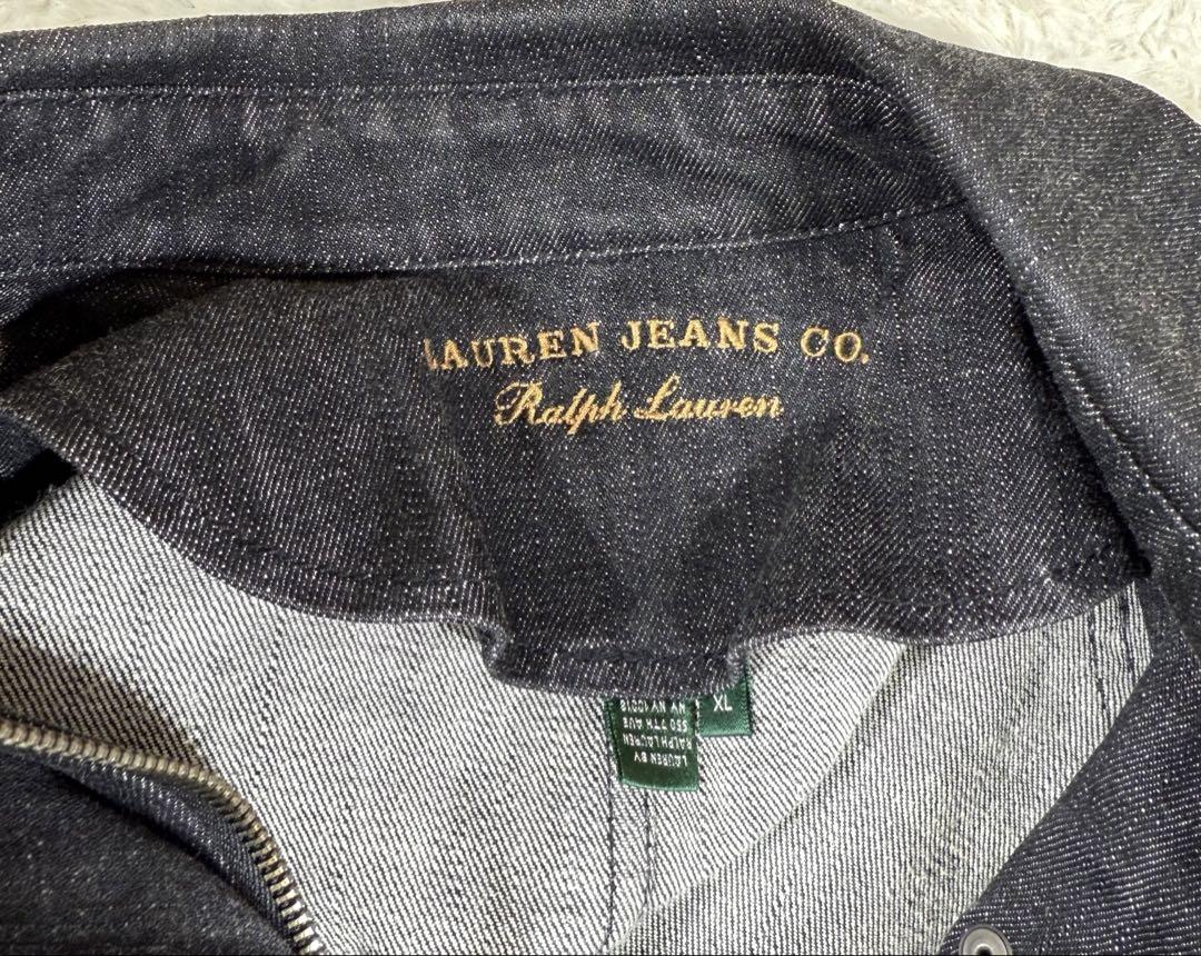 Lauren Ralph Lauren ファイヤーマンジャケット ブラックデニム