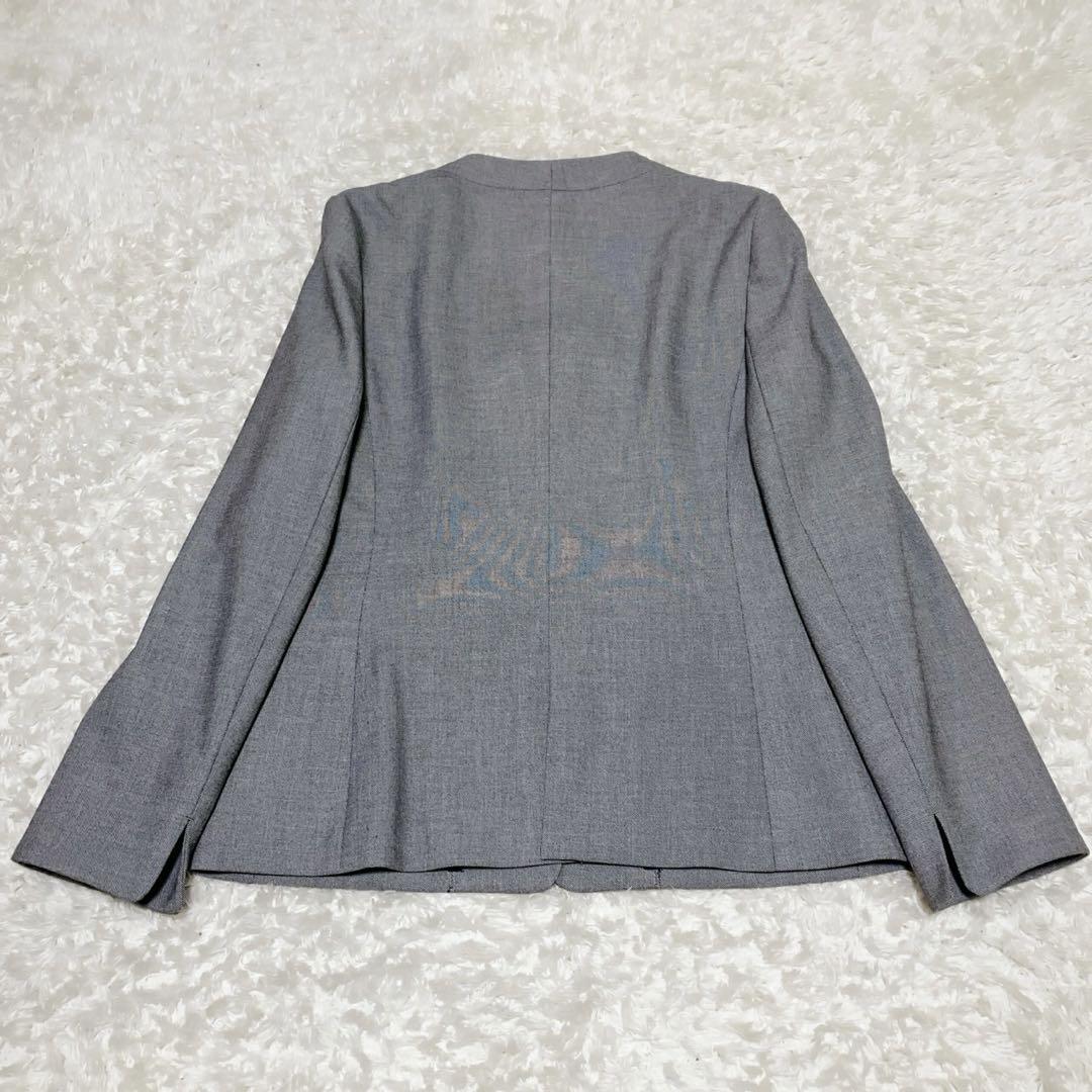 美品！LES MUES セットアップ WASHABLE ノーカラーセットアップ