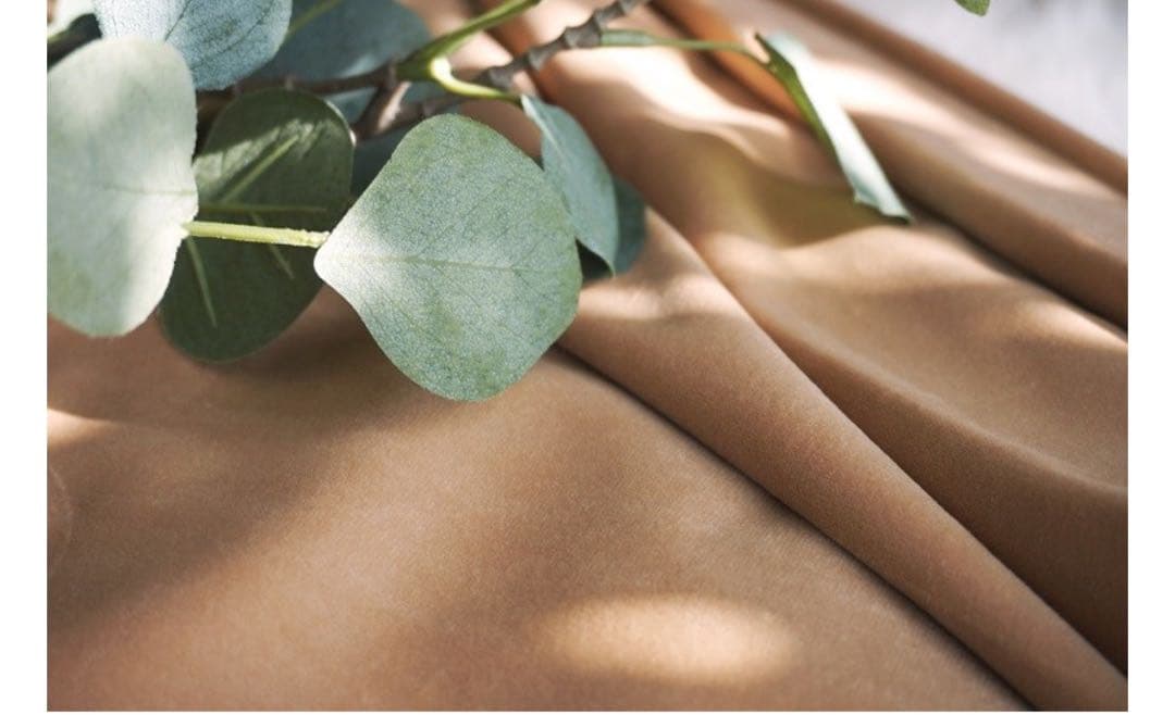 ベロアミルクティーカーテン レースカーテンセット おしゃれ