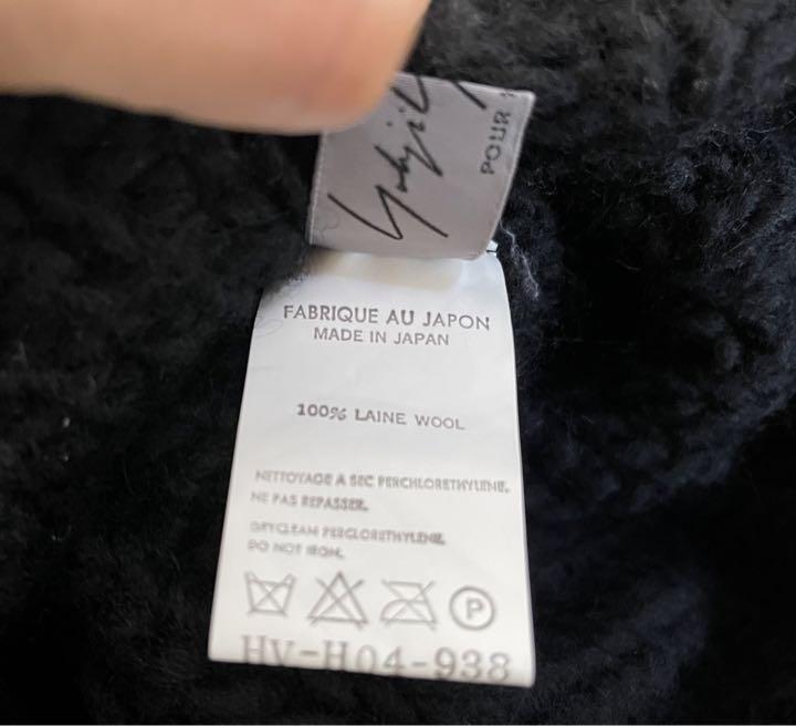 Yohji Yamamoto POUR HOMMEウールキャスケット