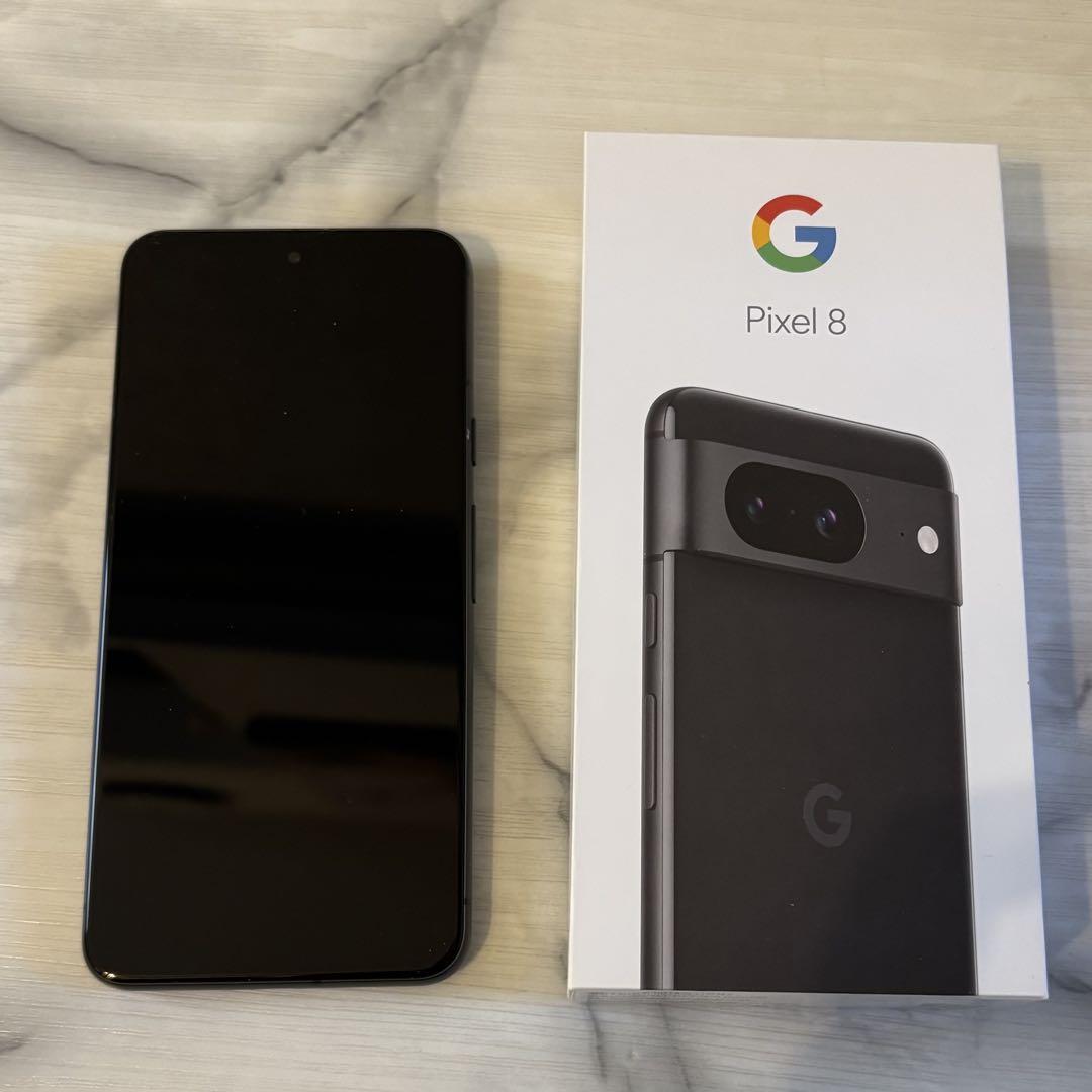 ［美品］GooglePixel8ブラック128GB SIMフリー 付属品 送料込